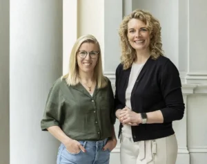 Stephanie Stobwasser und Maren Ulbrich von Matchmeister